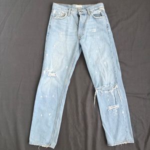 Zara Frayed Jeans